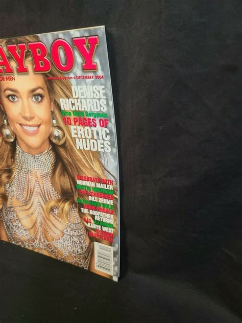 Playboy Magazine December 2004 Denise Richards Tiffany。